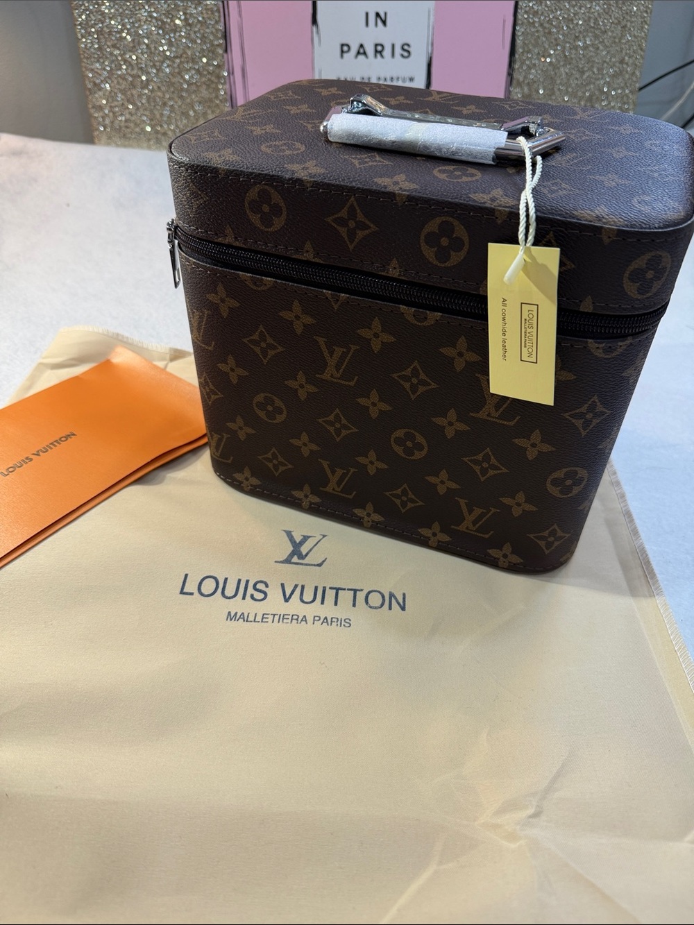 Monogram lv Vanity Case - Brown Monogram 9x9